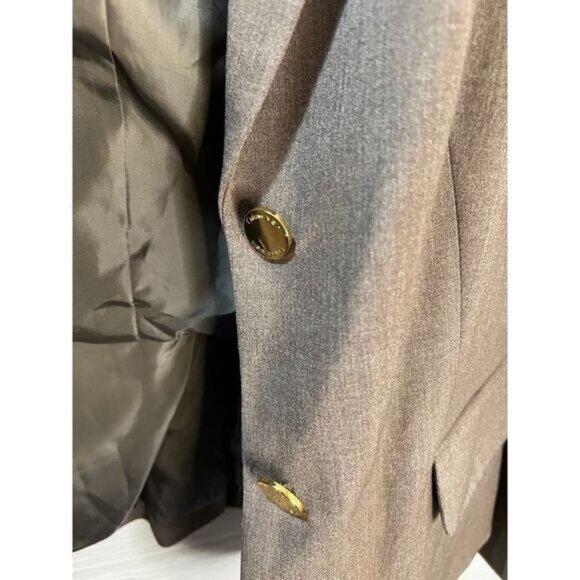 NEW Calvin Klein 2 Button Notch Lapel Long Sleeve Blazer Small - Picture 3 of 6